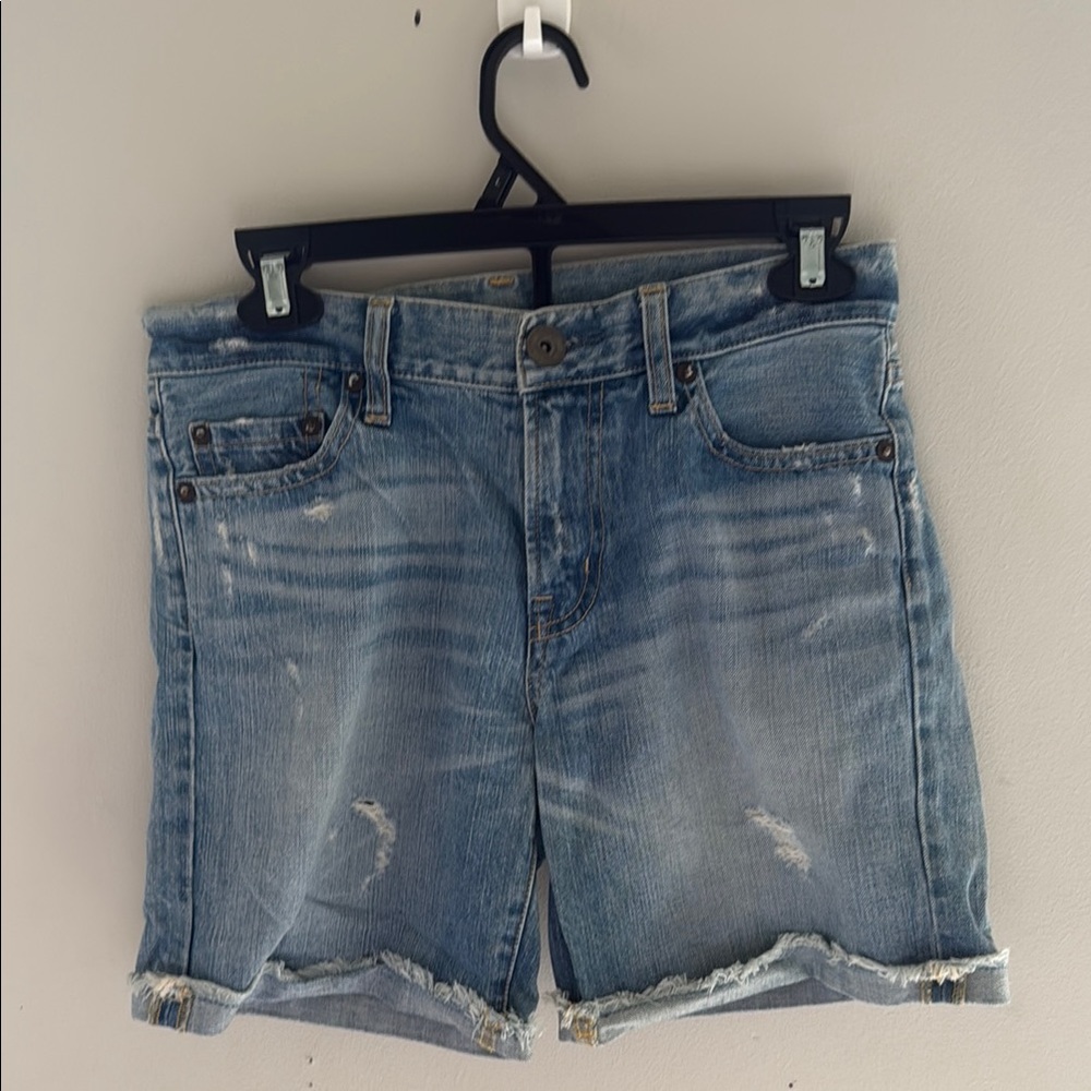 UNIQLO Distressed Denim Shorts